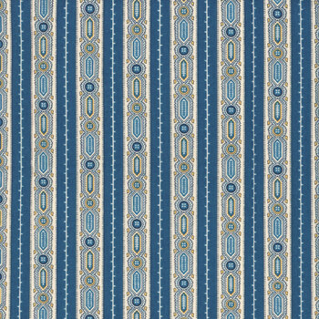 Cocoa Blue A602-B by Laundry Basket Quilts for Andover Fabrics, Image