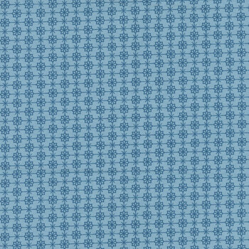 Cocoa Blue A734-B by Laundry Basket Quilts for Andover Fabrics, Image