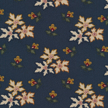 Fluttering Leaves 9730-14 Blue Spruce by Kansas Troubles Quilters for Moda Fabrics REM, Image