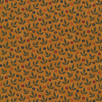 Fluttering Leaves 9734-12 Golden Oak by Kansas Troubles Quilters for Moda Fabrics REM, Image