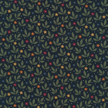 Fluttering Leaves 9734-14 Blue Spruce by Kansas Troubles Quilters for Moda Fabrics REM, Image