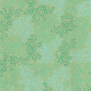 Nature Elements NE-113 Blue Green by Art Gallery Fabrics, Image