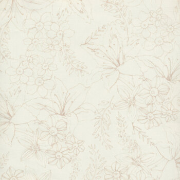 Soften the Volume CAP-SV-11608 Natural Bouquet by Art Gallery Fabrics, Image