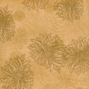 Floral Elements FE-522 Cookie Dough by Art Gallery Fabrics, Image