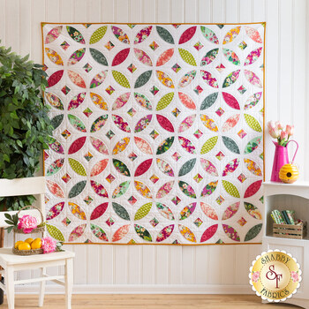  Orange Blossom Throw Quilt Kit - Local Honey, Image