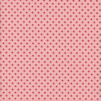 Valentine Wishes 1026-22 Hearts Inside Lattice by Stacy West for Henry Glass Fabrics, Image