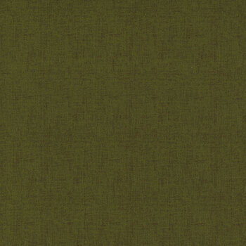 Timeless Linen Basics 1027-68 Dark Green by Stacy West for Henry Glass Fabrics, Image