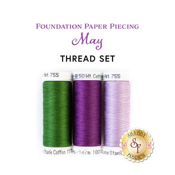  Foundation Paper Piecing - May - 3pc Thread Set