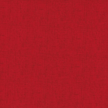 Timeless Linen Basics 1027-88 Bright Red by Stacy West for Henry Glass Fabrics, Image