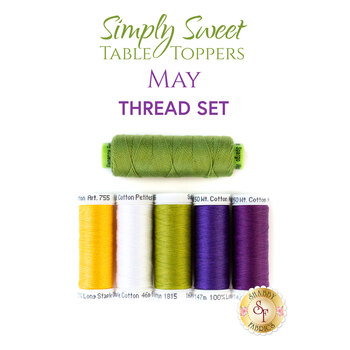  Simply Sweet Table Toppers - May - 6pc Thread Set, Image