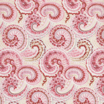 French Roses Y3980-42 Pink by Clothworks REM, Image