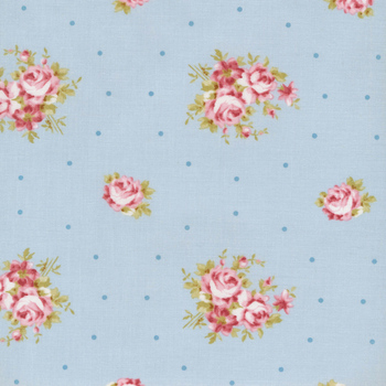 French Roses Y3981-97 Light Sky by Clothworks, Image