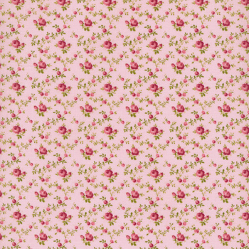 French Roses Y3982-42 Pink by Clothworks, Image