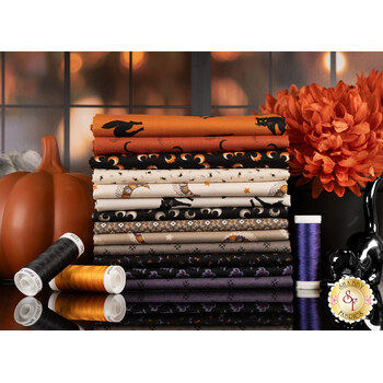Witchypoo 13 FQ Set by Andover Fabrics, Image