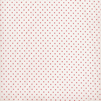 Moda Essential Dots 8654-51 White Red by Moda Fabrics, Image