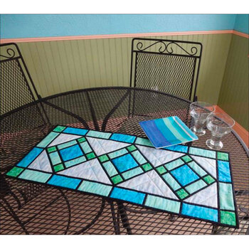 Stained Glass Table Runner Pattern, Image