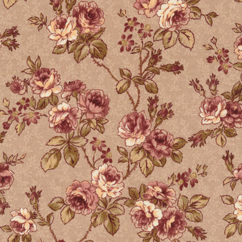 Ruru Bouquet - Classic Library 3 2460-14C by Quilt Gate, Image