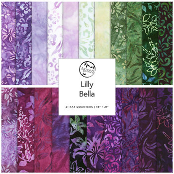 Lily Bella 21 FQ Set by Artisan Batiks for Robert Kaufman Fabrics, Image