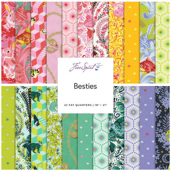 Besties  22 FQ Set by Tula Pink for FreeSpirit Fabrics, Image
