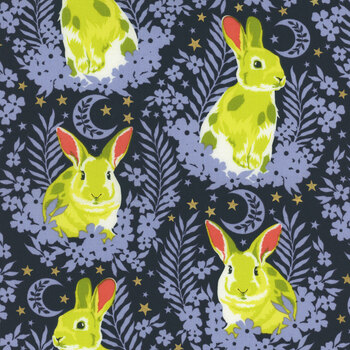 Besties PWTP215.BLUEBELL Hop To It by Tula Pink for FreeSpirit Fabrics, Image