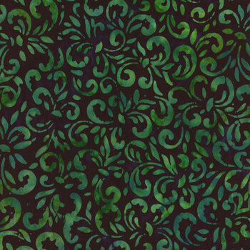 Lily Bella 22345-40 Emerald by Artisan Batiks for Robert Kaufman Fabrics, Image