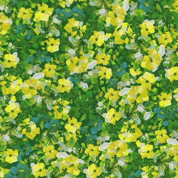 Painterly Petals - Meadow 22275-238 Garden by Robert Kaufman Fabrics