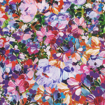 Painterly Petals - Meadow 22274-269 Park by Robert Kaufman Fabrics, Image