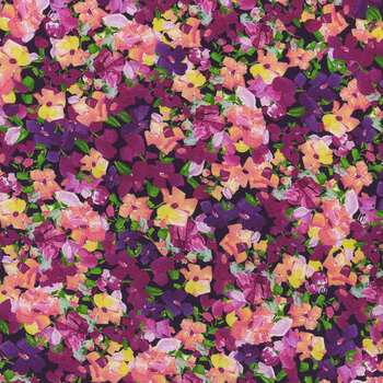 Painterly Petals - Meadow 22275-269 Park by Robert Kaufman Fabrics