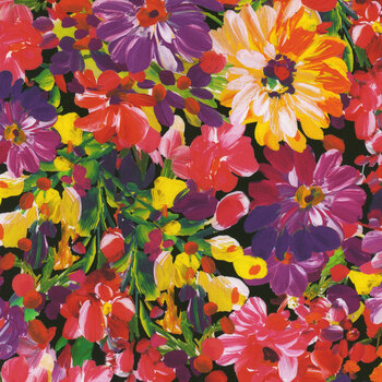 Painterly Petals - Meadow 22272-193 Summer by Robert Kaufman Fabrics