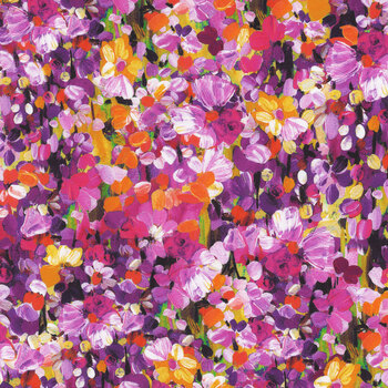 Painterly Petals - Meadow 22273-269 Park by Robert Kaufman Fabrics, Image