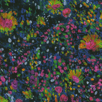 Painterly Petals - Meadow 22271-269 Park by Robert Kaufman Fabrics