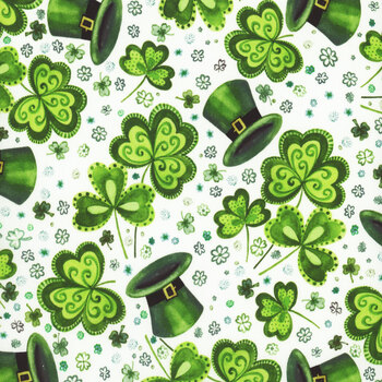 Lucky Day 22181-420 Clover by Robert Kaufman Fabrics, Image