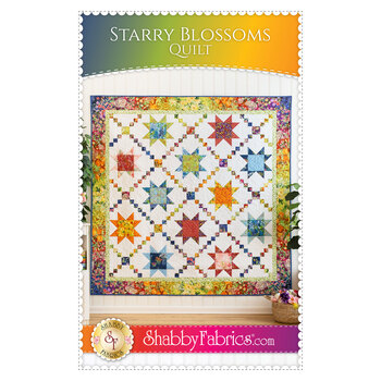 Starry Blossoms Quilt Pattern, Image