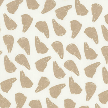 Forest Ferns Y3996-2 Hares Light Cream by Clothworks