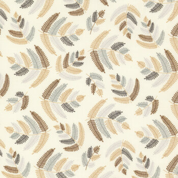 Forest Ferns Y3997-2 Fronds Light Cream by Clothworks, Image