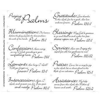 Comfort of Psalms V Panel - White, Image