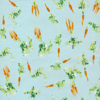 Spring Has Sprung Y4012-32 Light Aqua by Heatherlee Chan for Clothworks, Image