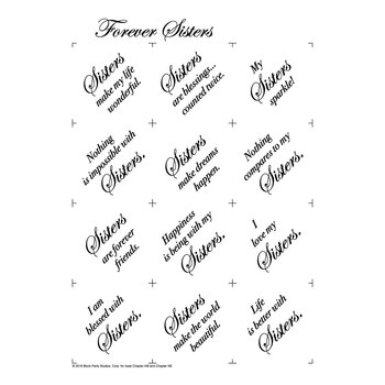 Forever Sisters Panel - White