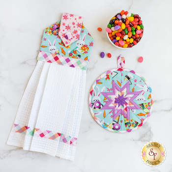  Sew Kitchen Hanging Towel & Hot Pad Kit - April