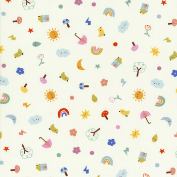 Whatever the Weather 25143-11 Cloud by Paper + Cloth for Moda Fabrics, Image