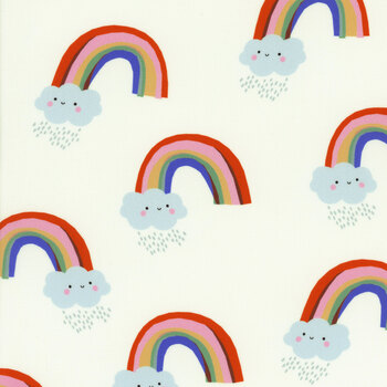 Whatever the Weather 25145-11 Cloud by Paper + Cloth for Moda Fabrics, Image