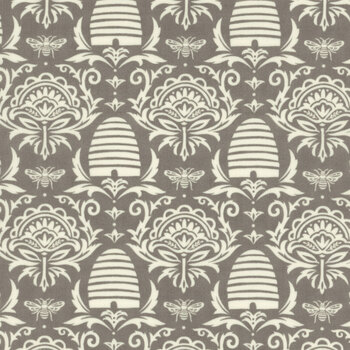 Honey & Lavender 56082-27 Pebble Grey by Deb Strain for Moda Fabrics