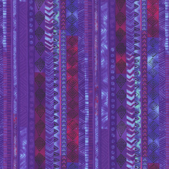 Laurel Burch Basics Y3220-27 Purple by Clothworks