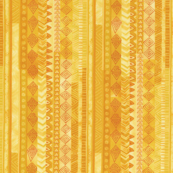 Laurel Burch Basics Y3220-68 Gold by Clothworks, Image