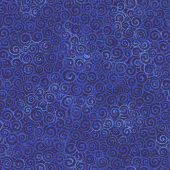 Laurel Burch Basics Y1293-30 Dark Blue by Clothworks, Image