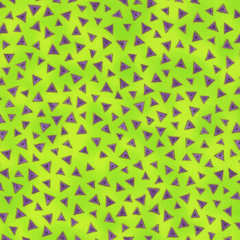 Laurel Burch Basics Y0841-18M Lime Metallic by Clothworks