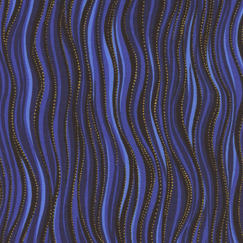 Laurel Burch Basics Y1331-31M Royal Blue Metallic by Clothworks