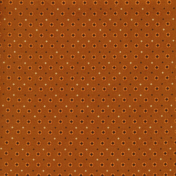 Quiet Grace 916-30 Orange by Kim Diehl for Henry Glass Fabrics, Image