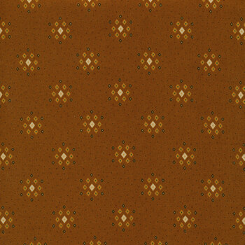 Quiet Grace 918-33 Chestnut by Kim Diehl for Henry Glass Fabrics, Image