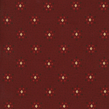 Quiet Grace 918-88 Cranberry by Kim Diehl for Henry Glass Fabrics, Image